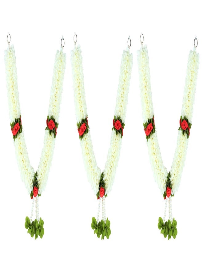 Veltic- Pack of Three Half Meter Garland-White VE51W - Image 2